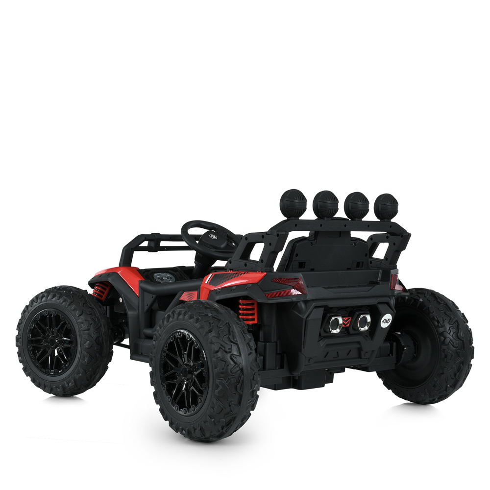 Дитячий електромобіль Bambi Buggy Power Sport, повнопривідний, червоний
