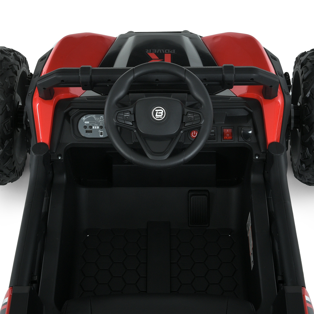 Дитячий електромобіль Bambi Buggy Power Sport, повнопривідний, червоний