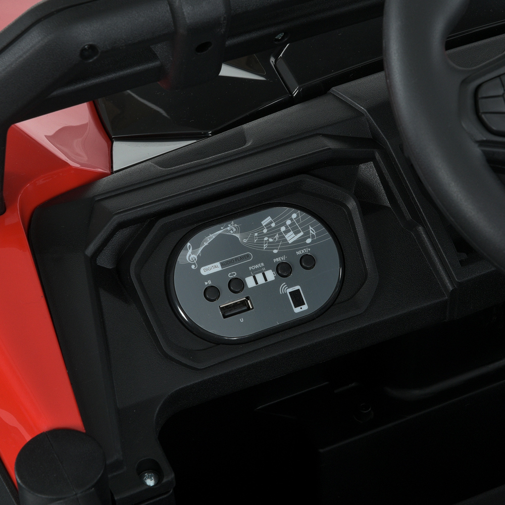 Дитячий електромобіль Bambi Buggy Power Sport, повнопривідний, червоний