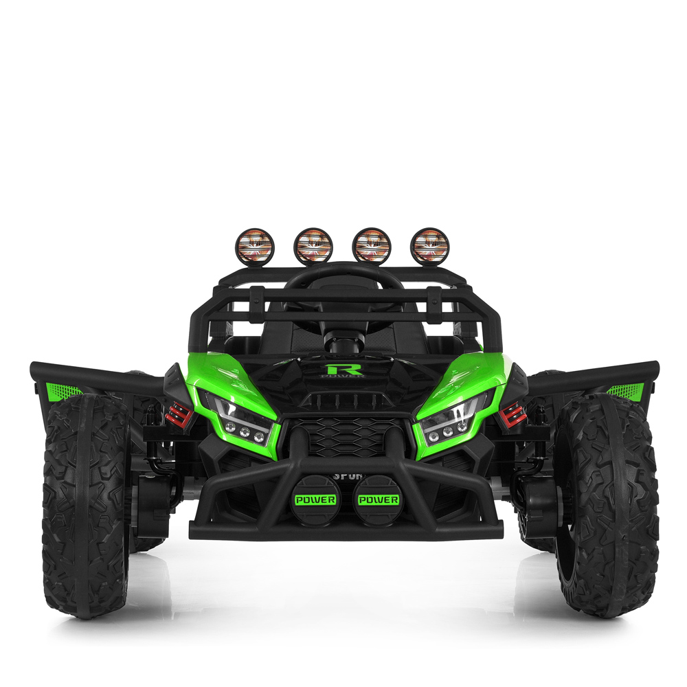 Дитячий електромобіль Bambi Buggy Power Sport, повнопривідний, зелений