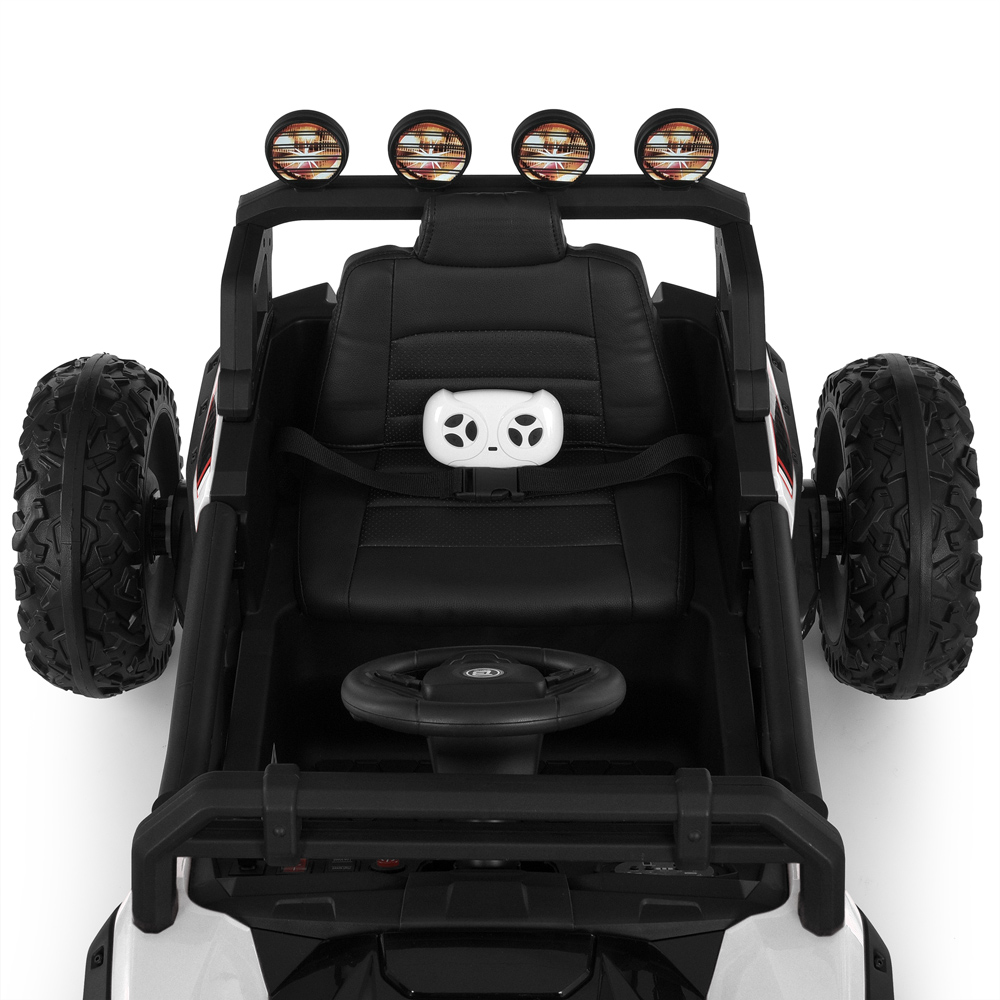 Дитячий електромобіль Bambi Buggy Power Sport, повнопривідний, білий