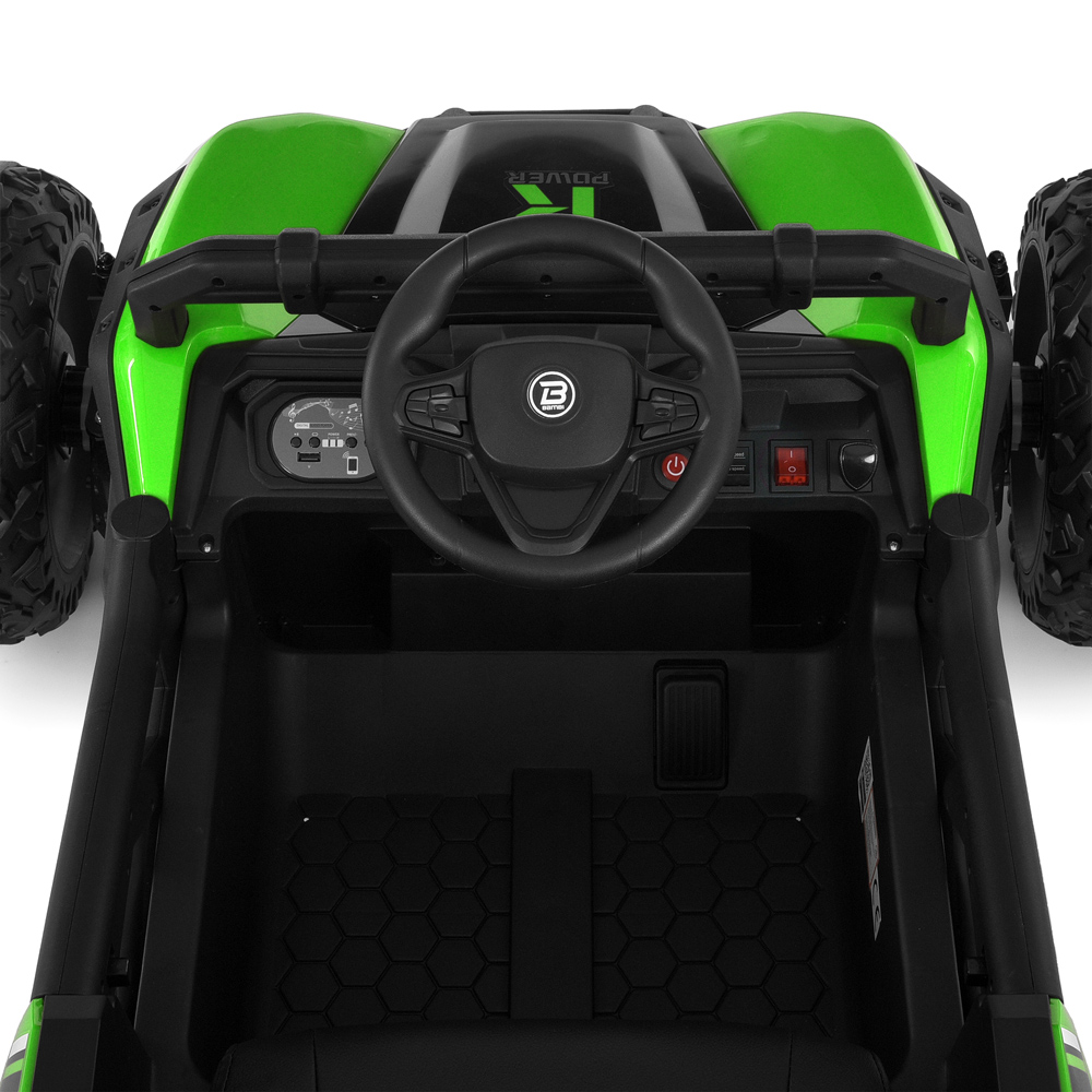 Дитячий електромобіль Bambi Buggy Power Sport, повнопривідний, зелений