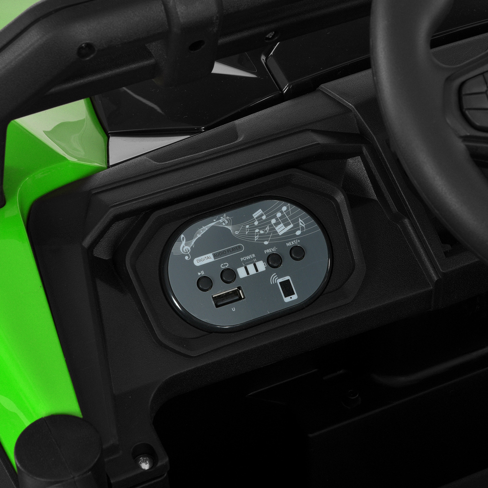Дитячий електромобіль Bambi Buggy Power Sport, повнопривідний, зелений