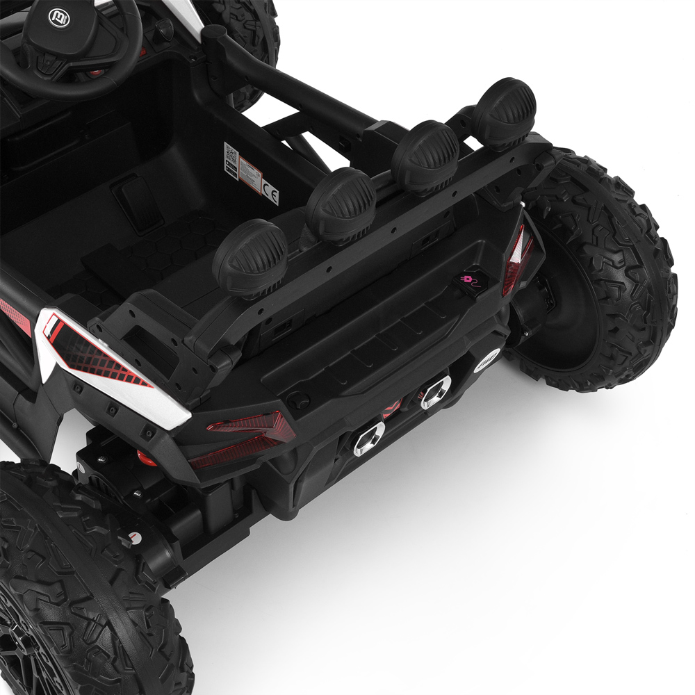 Дитячий електромобіль Bambi Buggy Power Sport, повнопривідний, білий