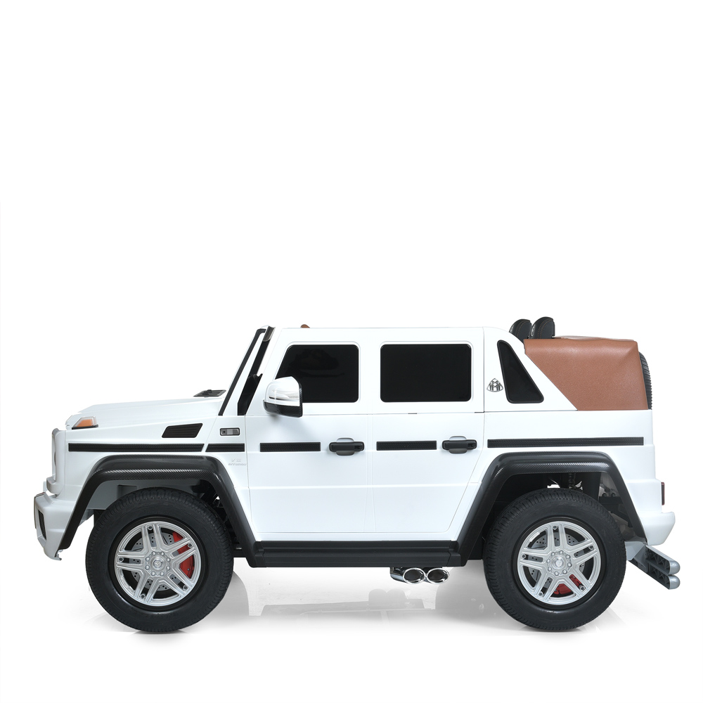 Дитячий електромобіль Bambi Mercedes Benz Maybach G650, з регулюванням сидінь, білий