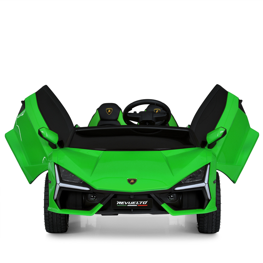 Дитячий електромобіль Bambi Lamborghini Revuelto двомісний, зелений