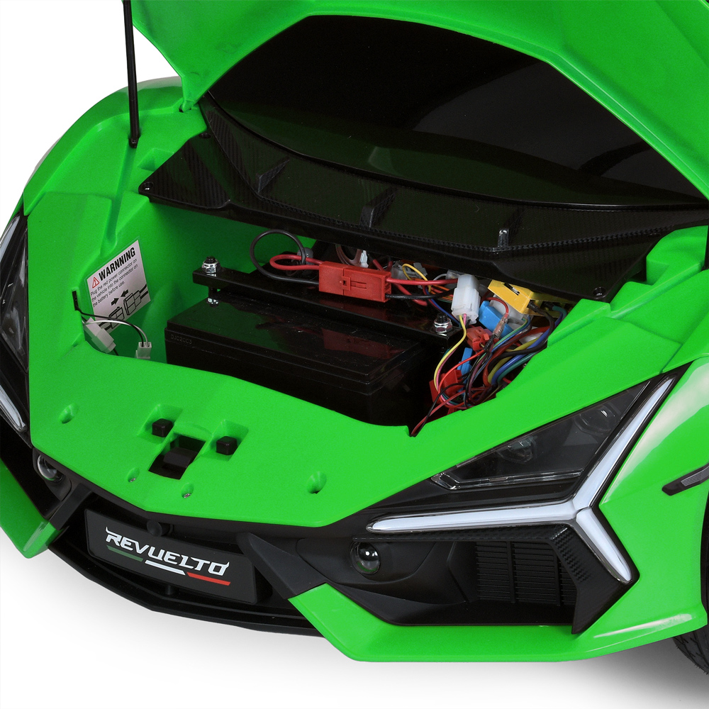 Дитячий електромобіль Bambi Lamborghini Revuelto двомісний, зелений