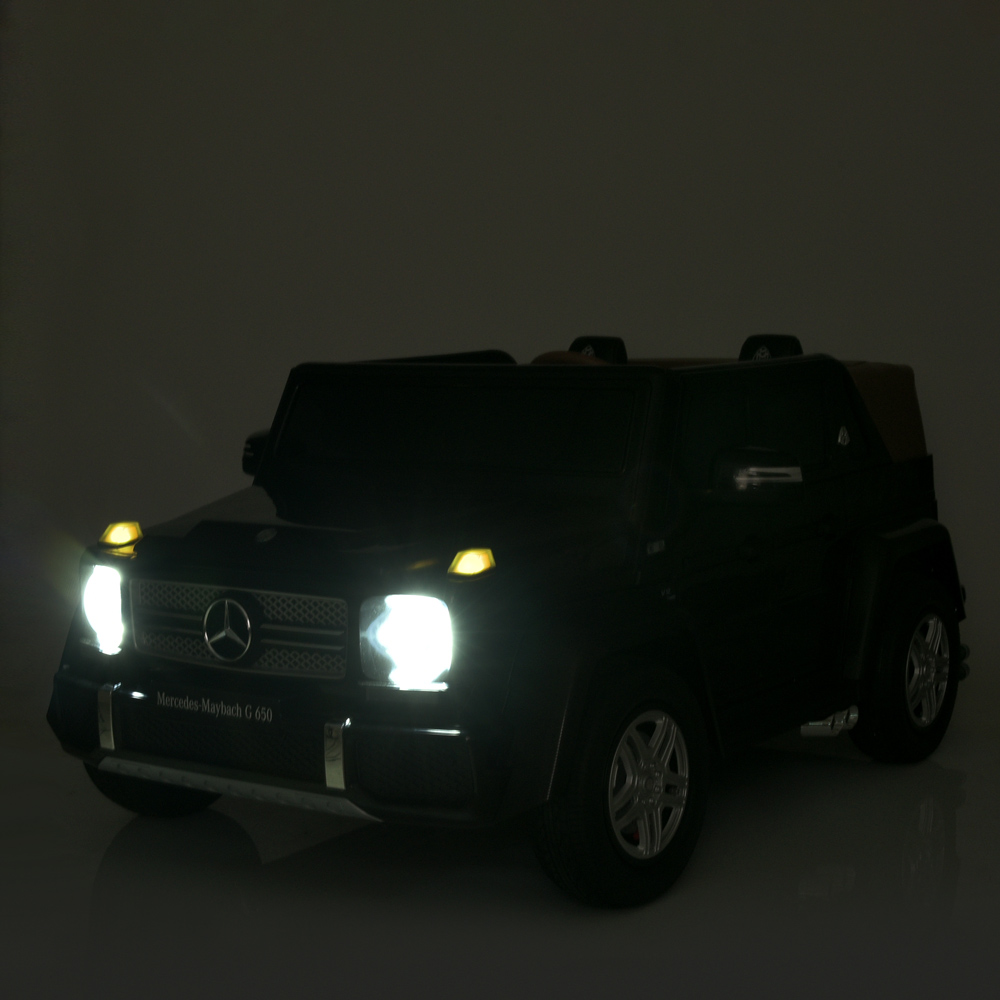 Дитячий електромобіль Bambi Mercedes Benz Maybach G650, з регулюванням сидінь, чорний