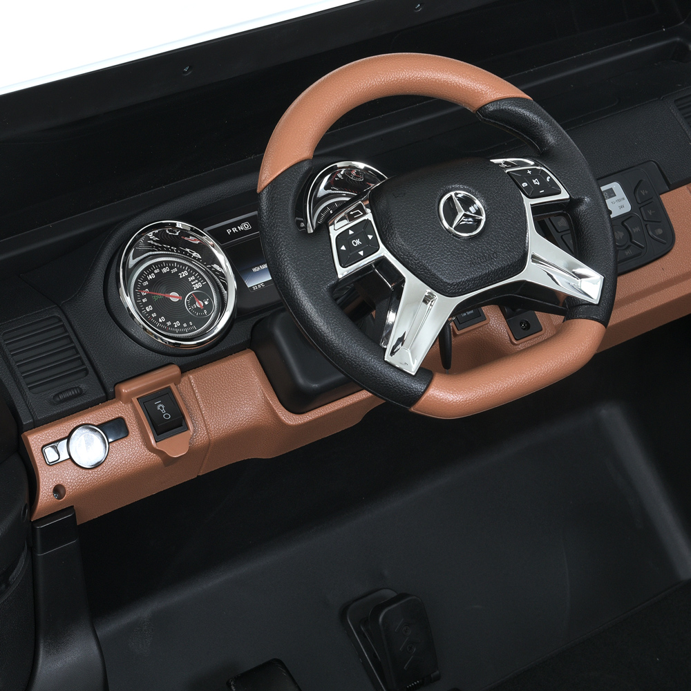 Дитячий електромобіль Bambi Mercedes Benz Maybach G650, з регулюванням сидінь, білий