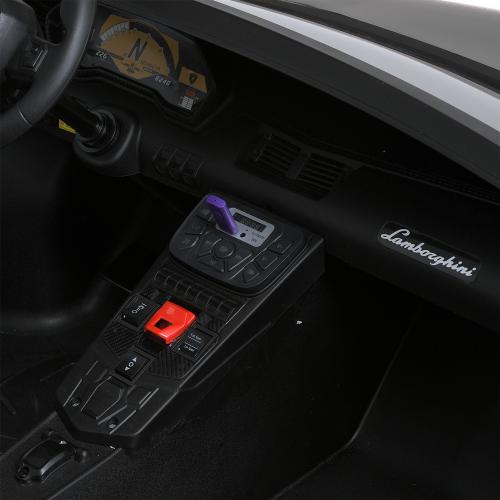 Дитячий двомісний електромобіль Bambi Lamborghini Aventador SV (MP3) до 100 кг, сірий