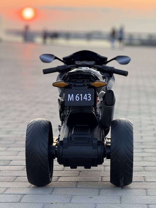 Мотоцикл Bambi BMW трьохколісний,чорний