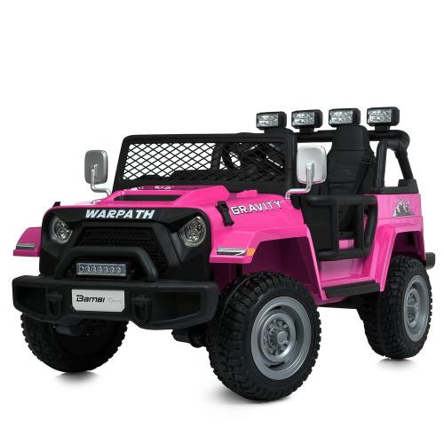 Дитячий джип Bambi Warpath Gravity 4x4,рожевий