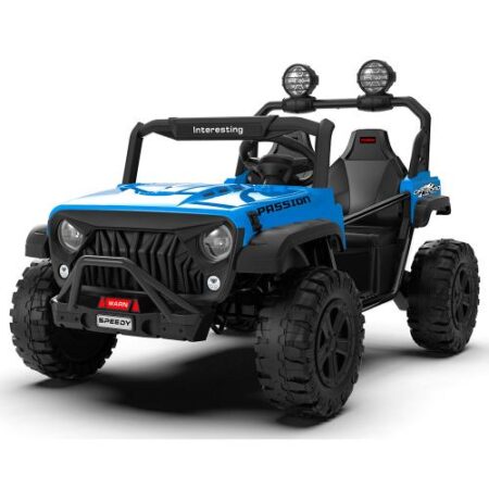 Дитячий повнопривідний Bambi Jeep з навісними фарами, синій
