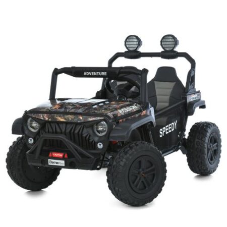 Дитячий повнопривідний Bambi Jeep з навісними фарами та автофарбуванням , камуфляжний
