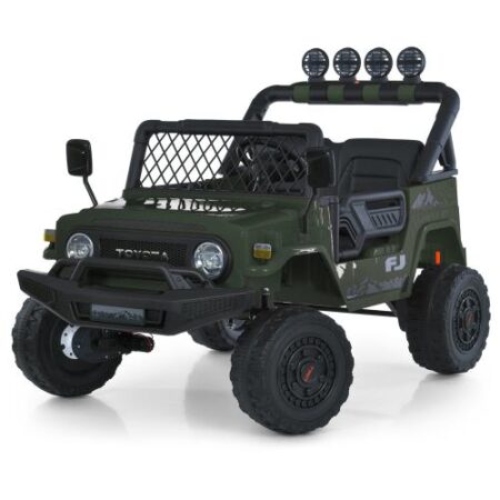 Дитячий електромобіль Bambi Jeep на пульті керування, зелений