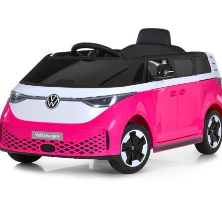 Дитячий електромобіль Bambi Volkswagen автобус, рожевий