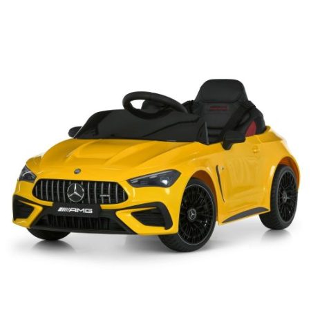 Дитячий електромобіль Bambi Mercedes AMG одномісний, жовтий