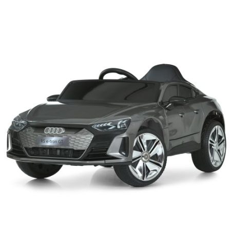 Детский электромобиль Audi E-tron Bambi одноместный с пультом управления и автопокраской, серый