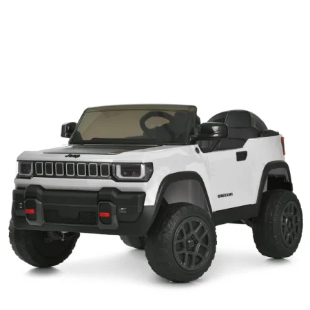 Дитячий електромобіль джип 4x4 24V Premium DualDrive з пультом керування 2.4G, EVA колесами, м’яким екошкіряним сидінням, білий