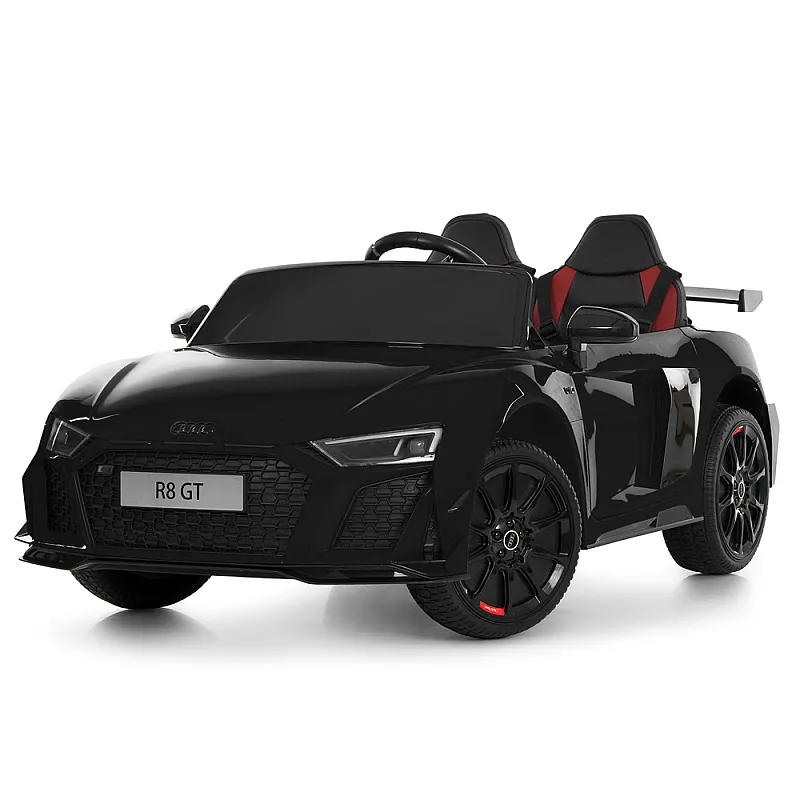 Дитячий електромобіль Bambi Audi R8 GT зі спойлером, чорна