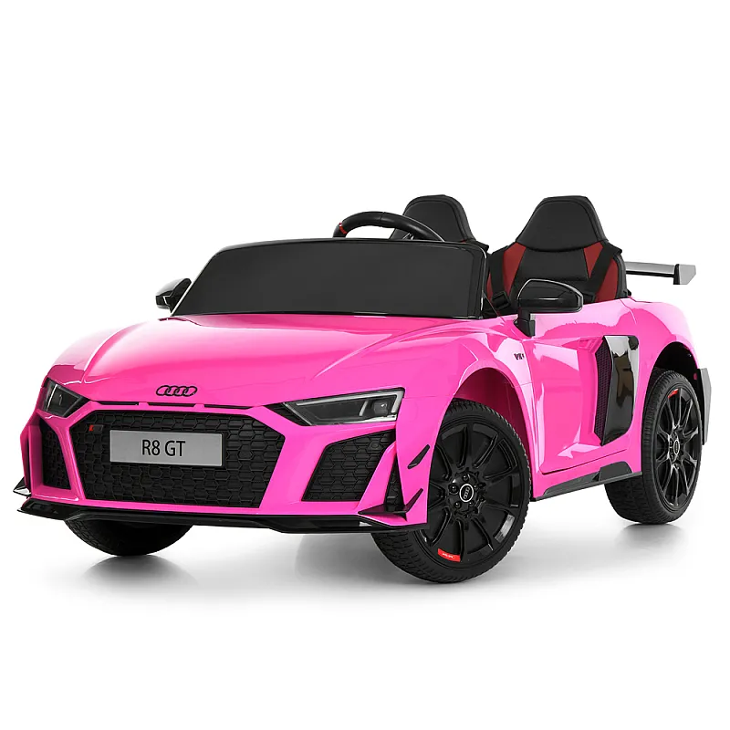 Дитячий електромобіль Bambi Audi R8 GT зі спойлером, рожевий