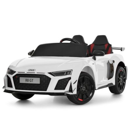 Дитячий електромобіль Bambi Audi R8 GT зі спойлером, біла