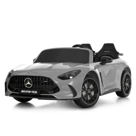 Дитячий електромобіль Mercedes Benz двомісний зі спойлером, сірий