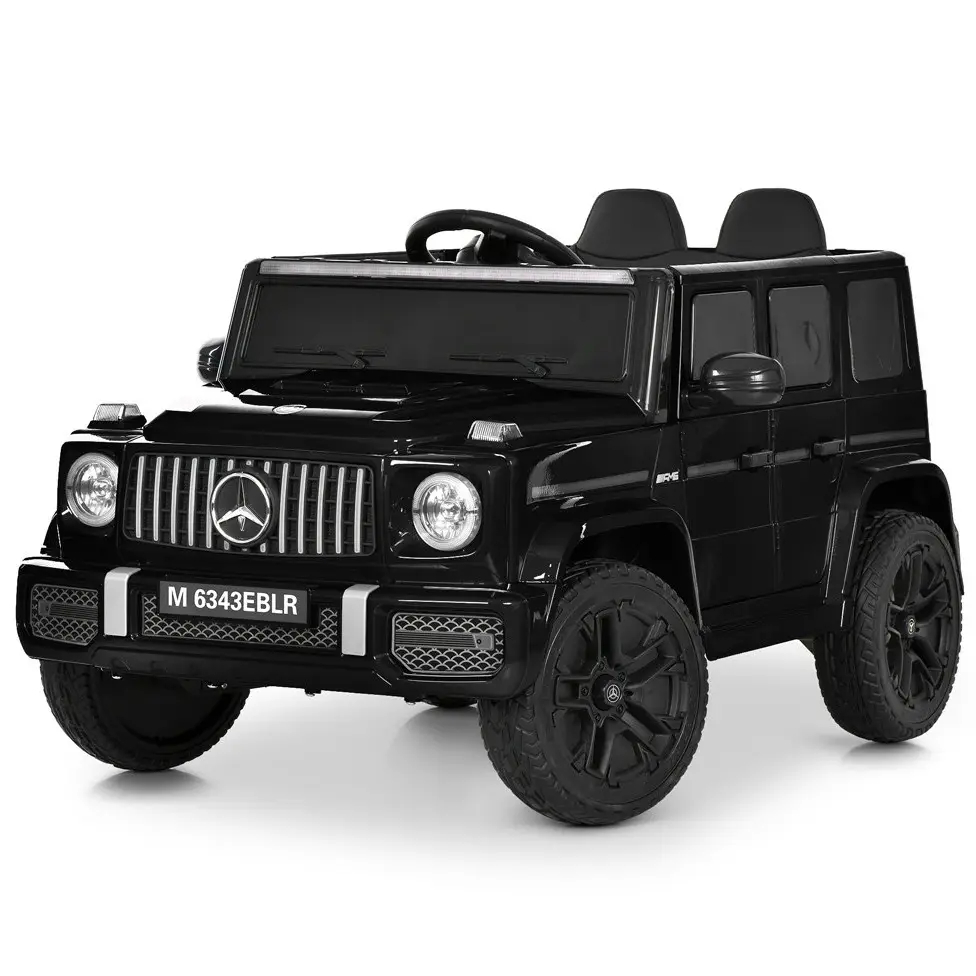 Дитячий електромобіль Bambi Mercedes Benz G-class одномісний з пультом керування, чорний